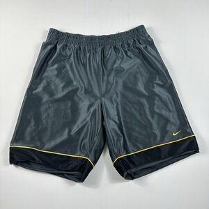 Vintage Nike Basketball‎ Shorts Gray Men XLGym Athletic Active Dazzle Shimmer